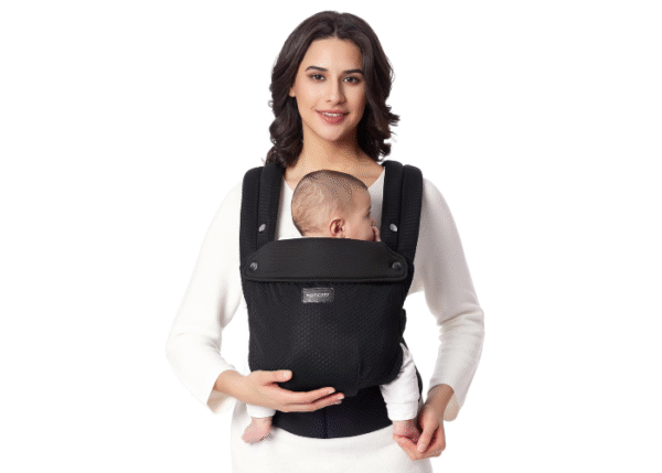 Momcozy Baby Carrier - Ergonomic, Cozy and Lightweight Carrier for 7-44lbs, Effortless to Put On, Ideal for Hands-Free Parenting, Enhanced Lumbar Support - Image 2