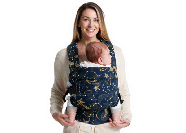 Momcozy Baby Carrier - Ergonomic, Cozy and Lightweight Carrier for 7-44lbs, Effortless to Put On, Ideal for Hands-Free Parenting, Enhanced Lumbar Support