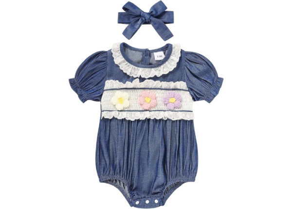 GRNSHTS Baby Girl Romper Newborn Clothes Bodysuit Jumpsuit Baby Girl Clothes Outfit 0-18M - Image 3