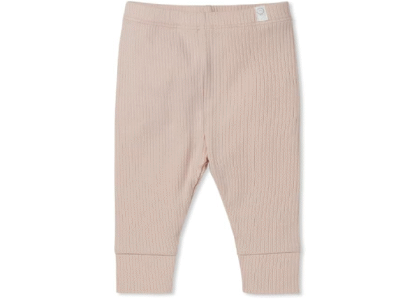 MORI Baby Unisex Premium Ribbed Leggings - Casual Stretchy Pants with Stylish Cuffs and Elastic Waist - Image 2