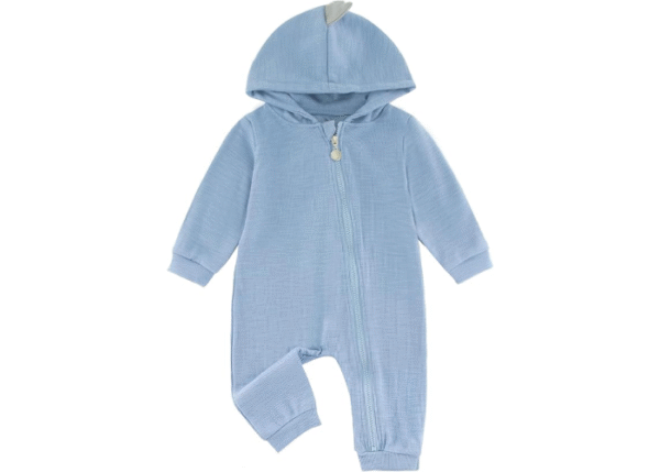 Baby Jumpsuit Hoodie Romper Zipper Long Sleeve One Piece Outfits Warm Clothes for Boy Girl 0-24 Months - Image 3